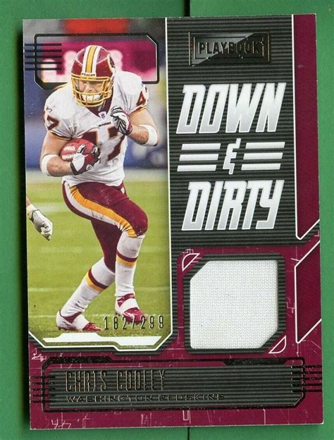 2021 Panini Playbook Chris Cooley Down and Dirty Game